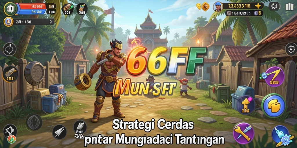 Gameplay mendebarkan dalam 666FF menunjukkan strategi pertempuran yang intens.