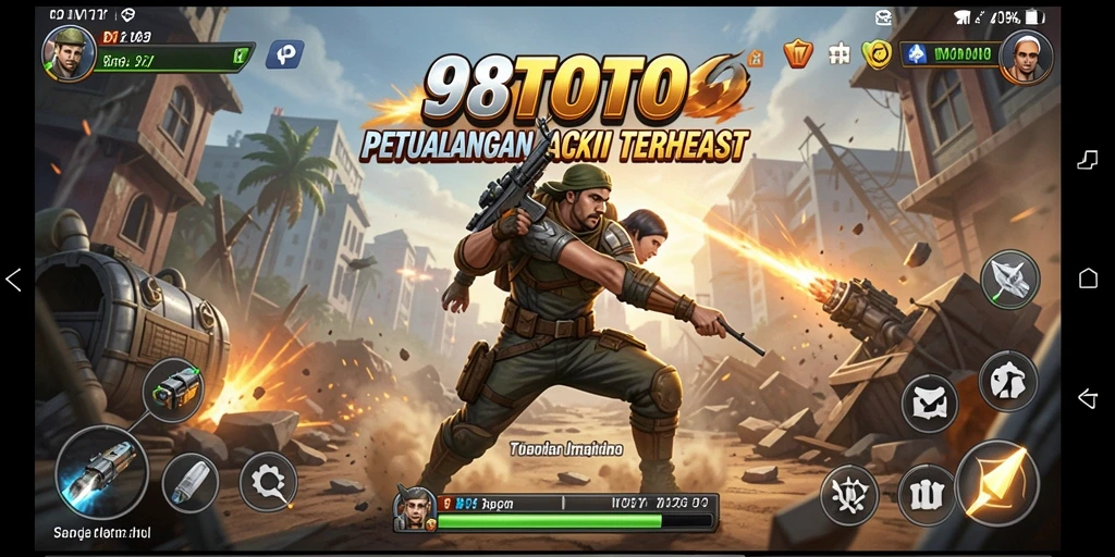 Screenshot gameplay 98TOTO yang menegangkan dan seru.