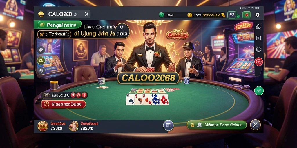 Gameplay Live Casino yang mengasyikkan dan interaktif di CALO288.