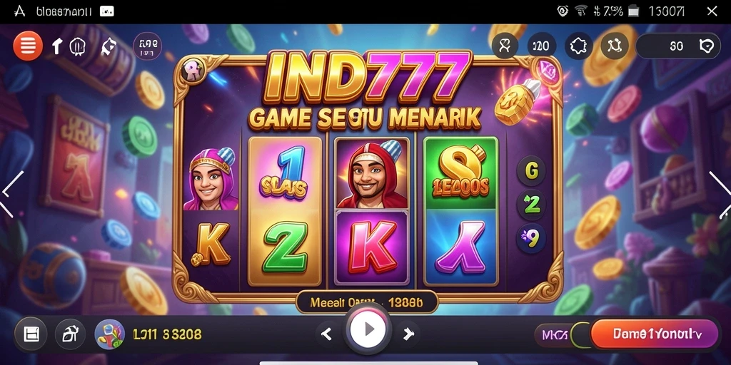 Screenshot IND777 menampilkan gameplay Slot yang seru dan menarik.