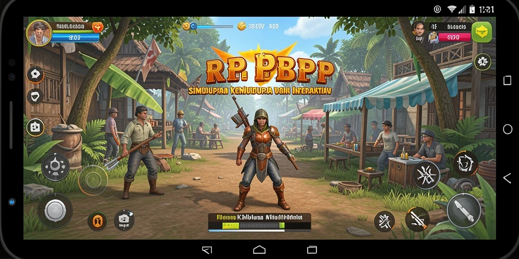 Tampilan gameplay RPRPRP yang interaktif dan menarik.