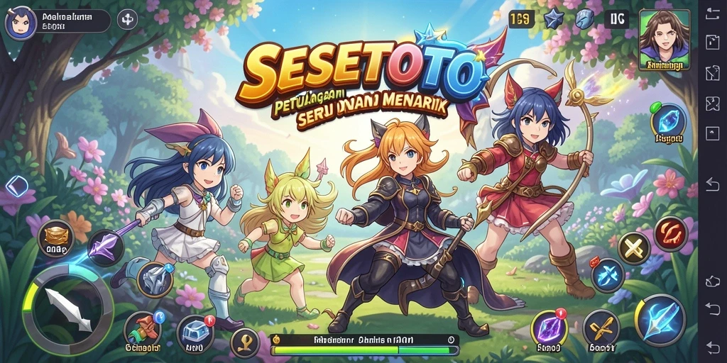 Gameplay seru dan karakter menarik di SESETOTO.