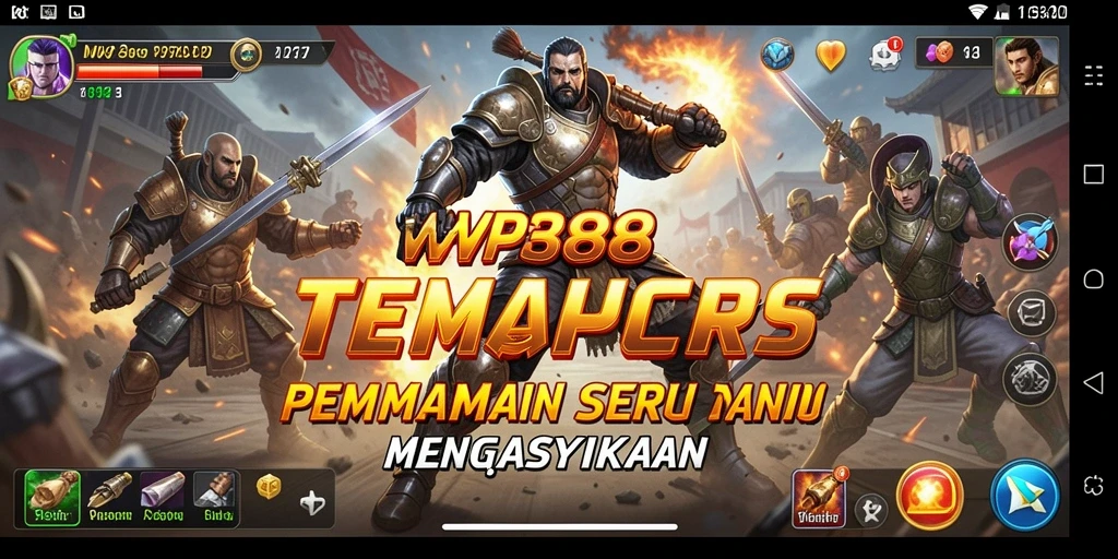 Tampilan screenshot utama WP888 yang menunjukkan aksi tembak-menembak yang mendebarkan.