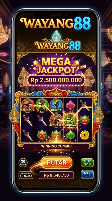 Screenshot fitur unggulan dari aplikasi wayang88.